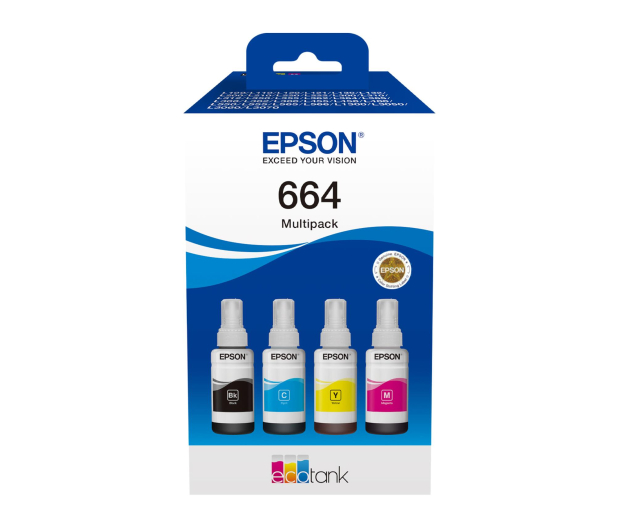 EPSON Zestaw 4 tuszów CMYK 664 C13T66464A - 1323548 - zdjęcie